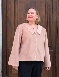 Patron blouse colorée - blouse NYMPHES - Anna Rose patterns