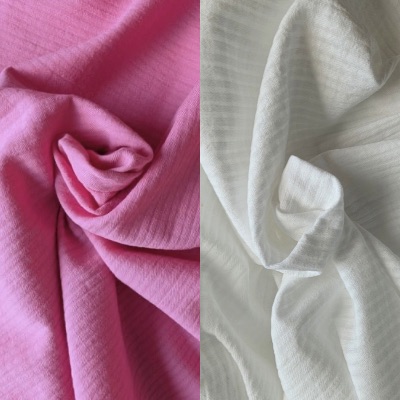 Coton texturé - Rose Blanc - Anna Rose patterns