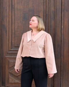 Patron blouse col - Blouse NYMPHES - Anna Rose patterns