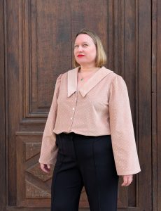 Patron blouse col - Blouse NYMPHES - Anna Rose patterns