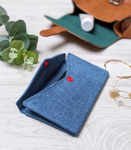 Chute de tissu - Pochette en jean - Anna Rose patterns