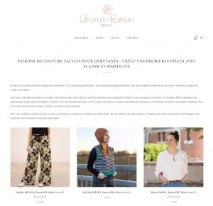 Patrons débutants - Anna Rose patterns