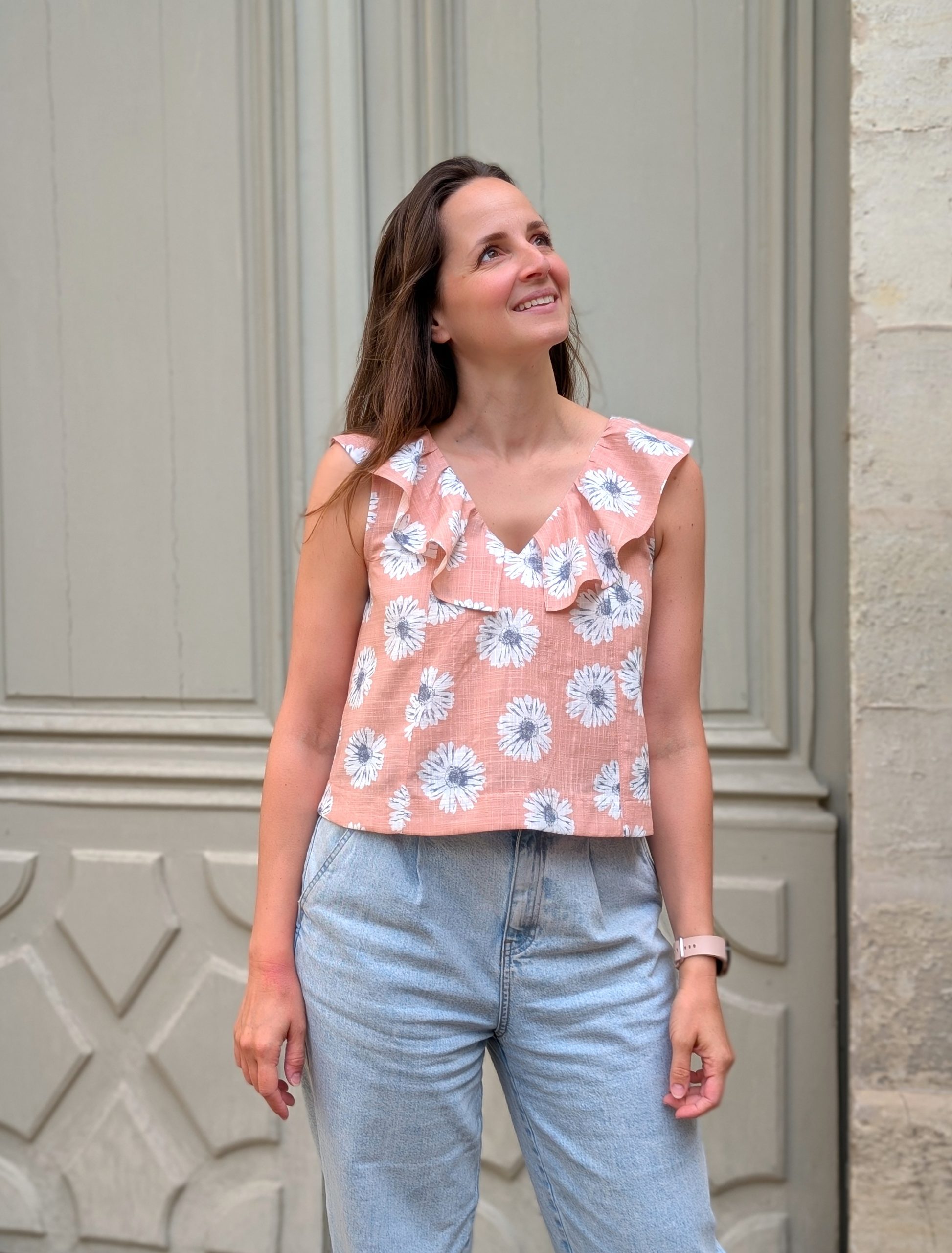 Patron crop top col volanté - Top NINNA - Anna Rose patterns Patron crop top col volanté - Top NINNA - Anna Rose patterns