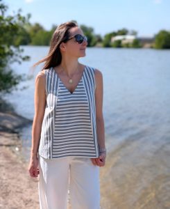 Patron débardeur rayé - Top NINNA - Anna Rose patterns