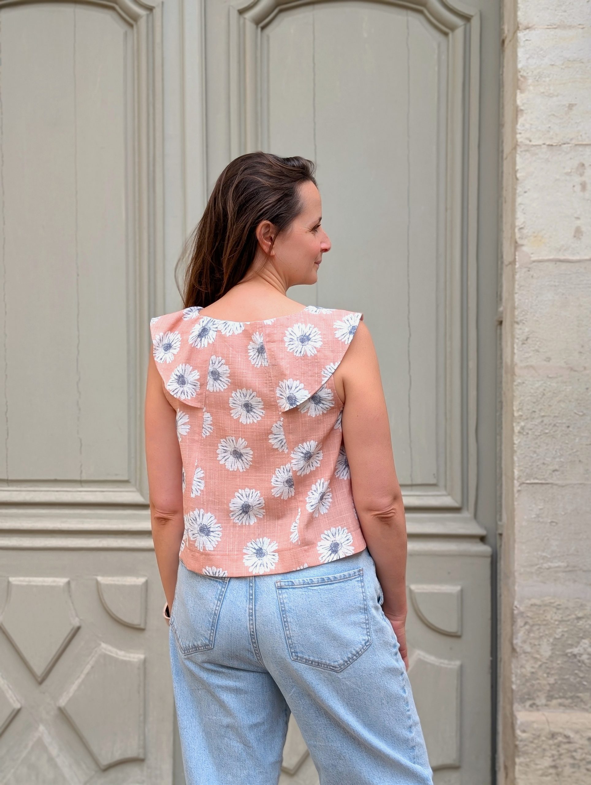 Patron crop top col volanté - Top NINNA - Anna Rose patterns Patron crop top col volanté - Top NINNA - Anna Rose patterns