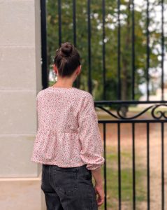 Patron blouse à basques - Blouse OXYGN - Anna Rose patterns