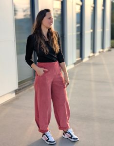 Patron de pantalon barrel - Pantalon ORIZONS - Anna Rose patterns