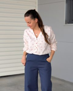 Patron chemise facile - Blouse OXYGN - Anna Rose patterns