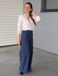 Coudre une pantalon en gabardine - Pantalon ORIZONS - Anna Rose patterns