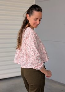 Coudre une blouse à basques - blouse OXYGN - Anna ROse patterns
