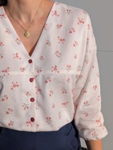 Patron chemise facile - Blouse OXYGN - Anna Rose patterns