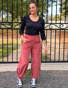 Patron de pantalon barrel - Pantalon ORIZONS - Anna Rose patterns