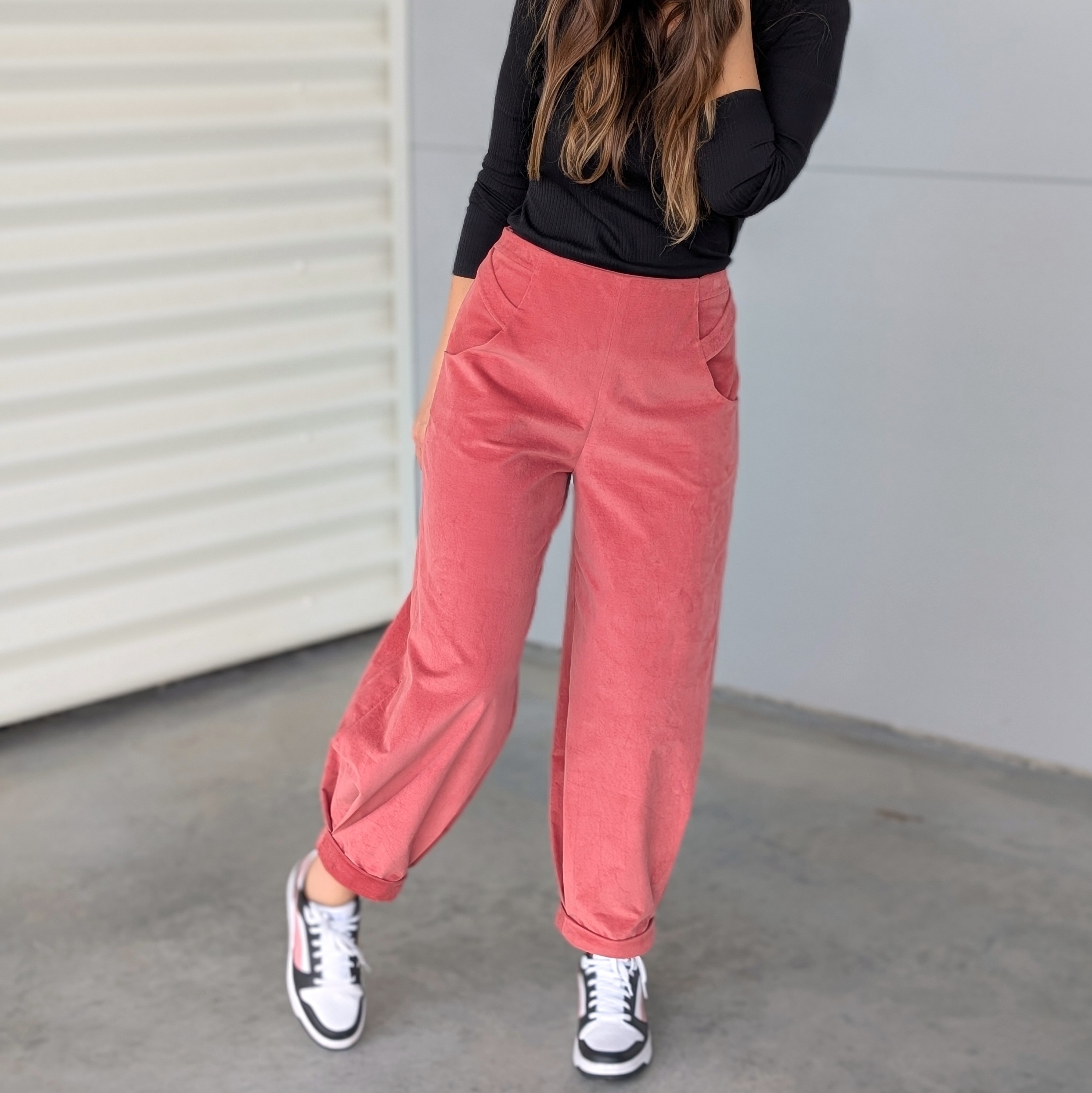Patron de pantalon barrel - Pantalon ORIZONS - Anna Rose patterns
