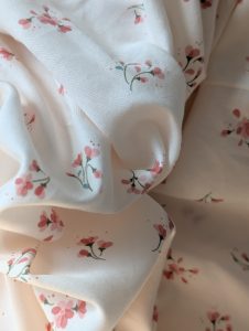 Satin de coton - Fleurs d'O fraîches - Anna Rose patterns