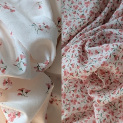 Satin de coton - Fleurs d'O - Anna Rose patterns
